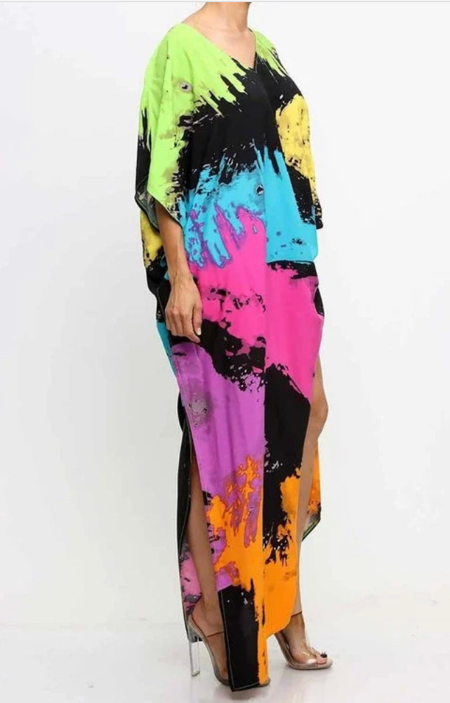 Multicolored Maxi Dress
